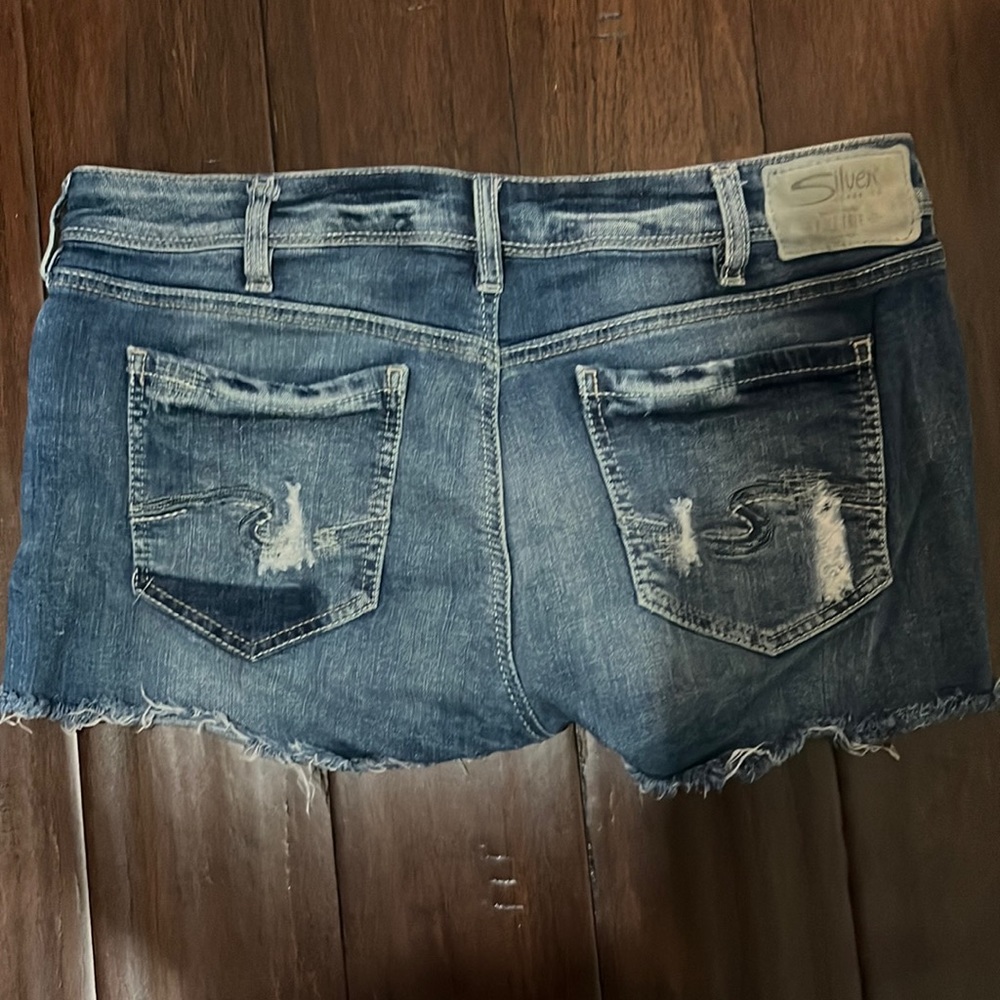 Silver shorts